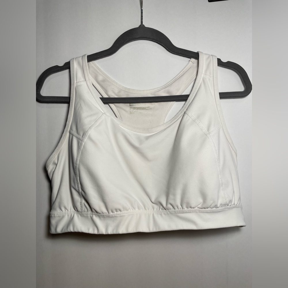 Xersion Women’s Plus Sports Bra White - 2X - GUC